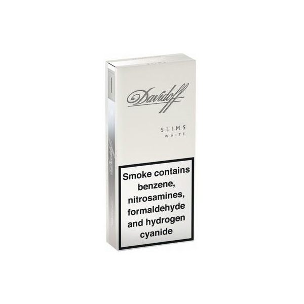 Buy Davidoff White Slims Cigarettes Online At Best Price. Your order will reach you within a short period. Buy cheap Davidoff White Slims cigarettes online worldwide shipping. Best store to buy Davidoff White Slims cigarettes Europe. Duty free Davidoff White Slims for sale online in UK